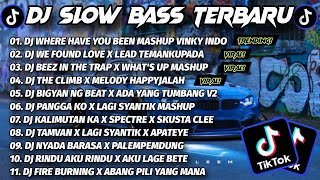 DJ SLOW BASS TERBARU 2025 🎵 BEST INDO SLOWED REMIX 🔥 DJ WHERE HAVE YOU BEEN X WE FOUND LOVE MASHUP