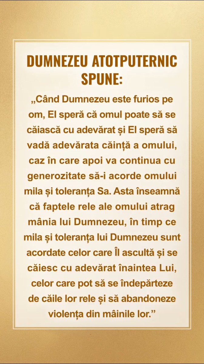 Cuvinte direct din partea lui Dumnezeu
