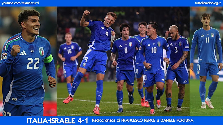 ITALIA-ISRAELE 4-1 - Radiocronaca di Francesco Repice e Daniele Fortuna (14/10/2024) Rai Radio 1
