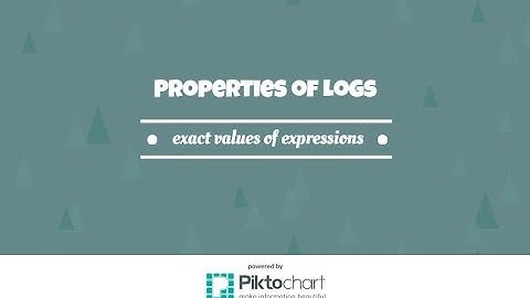 How To Use properties of logs to find exact values of expressions