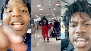 NBA YoungBoy Goons Caught Li Rye In The Mall and Took His 1017 Chain