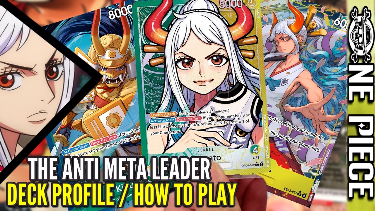 Описание колоды Ямато «Зеленый-Желтый» и как играть (OP14/EB03/EB04) | Геймплей One Piece TCG