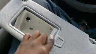 Hyundai sonata sun visor replacement