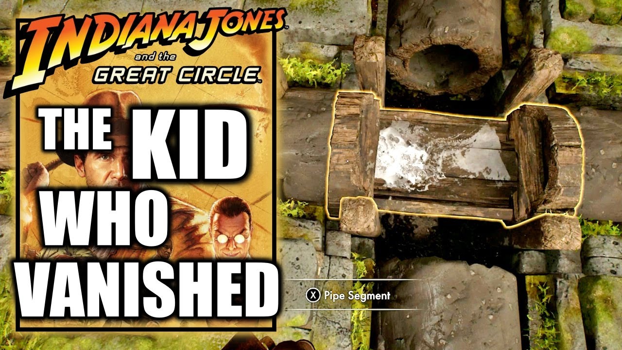 Indiana Jones and the Great Circle - The Kid Who Vanished & Solve the Pipe Puzzle