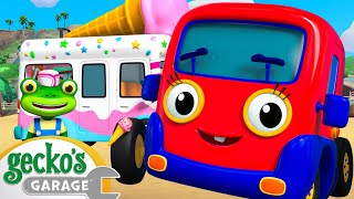 Emergency Ice Cream Repair | Gecko the Mechanic | Vehicle Repair Cartoons | Buses, Trucks and Cars