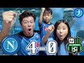 Napoli 4-0 Sassuolo Live Reaction Tifoso Giapponese | ナポリの観戦動画（ナポリvsサッスオーロ）나폴리사수올로