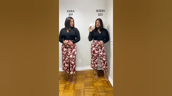 Zara VS Shein #shein #sheingals #sheinhaul #sheinpartner use my discount coupon “Lucinia”