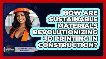 How Are Sustainable Materials Revolutionizing 3D Printing In Construction?