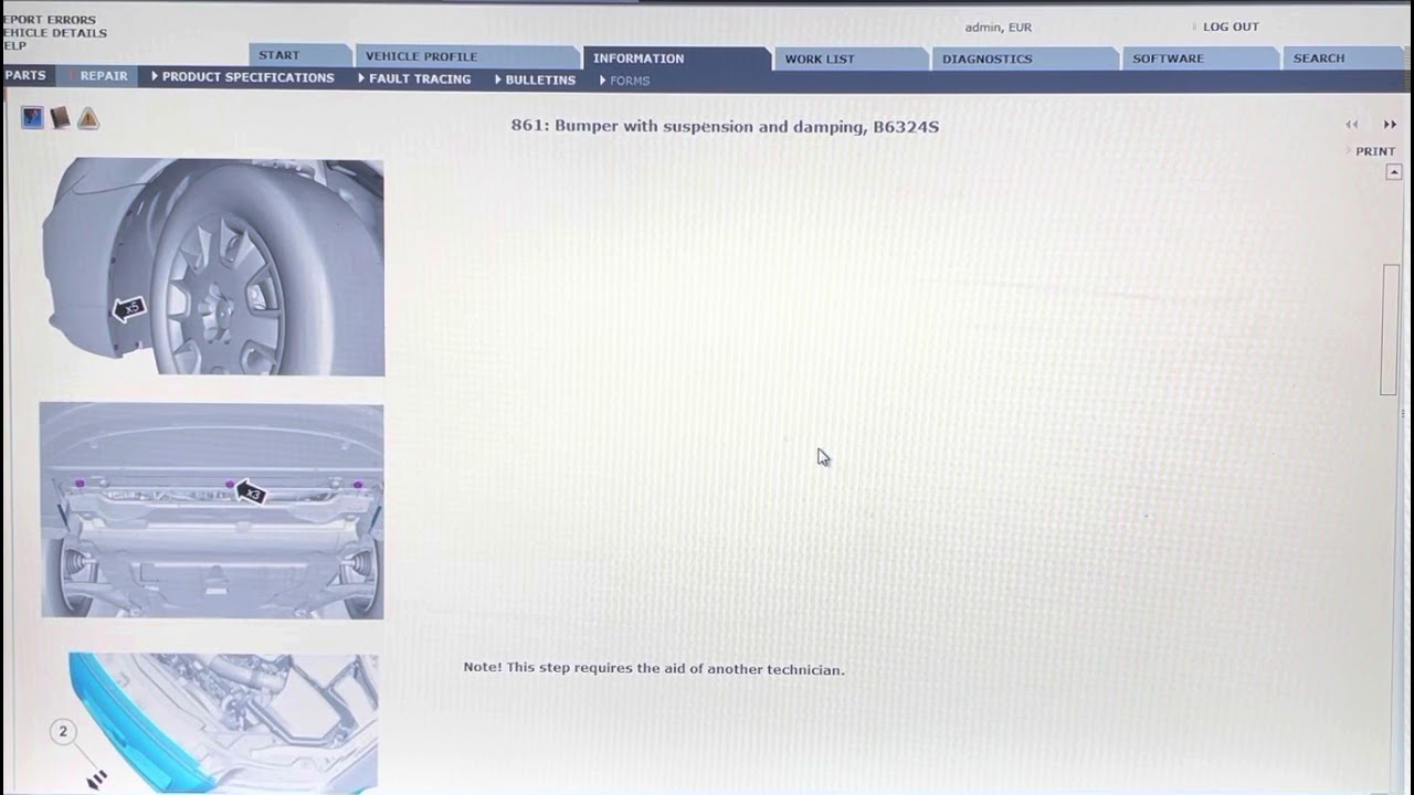 Remove front bumper Volvo P3 S80 V70 XC70 YouTube