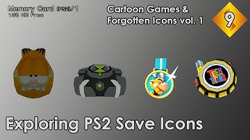 Exploring PS2 Save icons 9 - Cartoon Games + Forgotten icons vol. 1