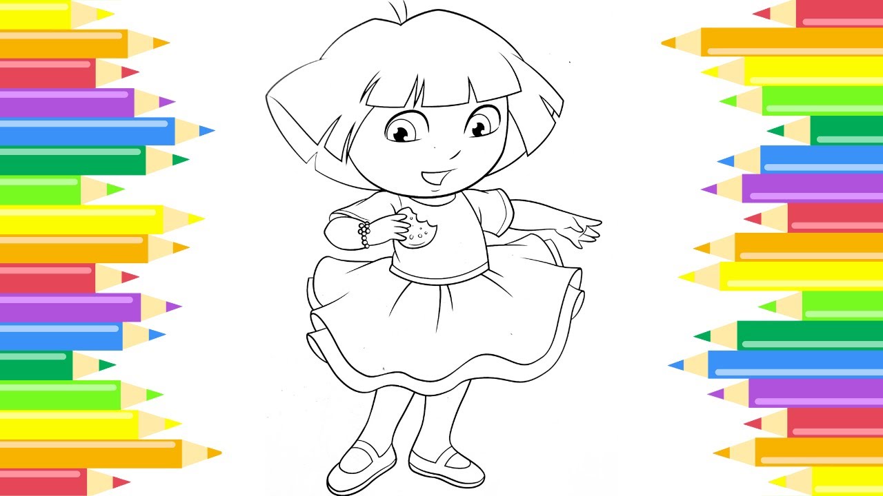 Dora the Explorer Jumbo Colouring YouTube