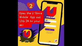 How to use QR Code in USSC mobile App / U store mobile App