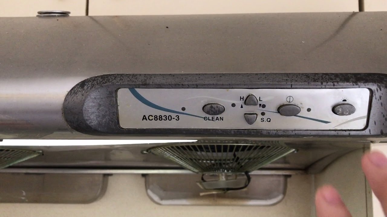 Cypress AC88303 Range Hood (Kitchen Stove Ventilation Fan) HD 60 FPS