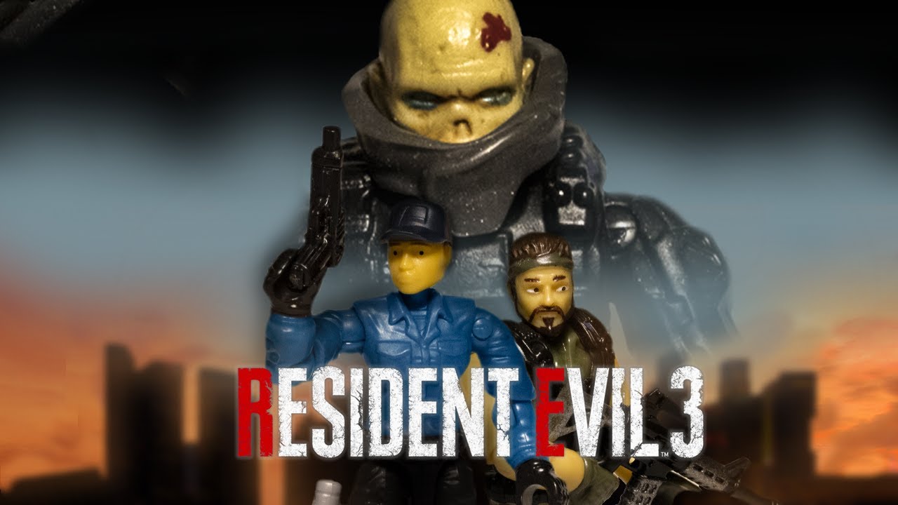 Resident Evil 3 Remake mega construx ZOMBIES Stop motion