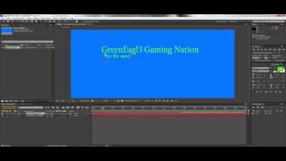 GNEGN : Cum sa faci un intro in After Effects