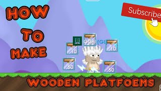 How To Make Wooden Platforms (GROWTOPIA) screenshot 5