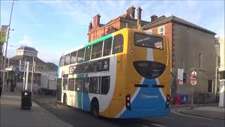 Buses in Eastbourne in East Sussex, 16th September 2023