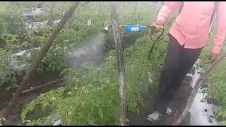 Electrostatic Agriculture Sprayer Demonstration | Made in India