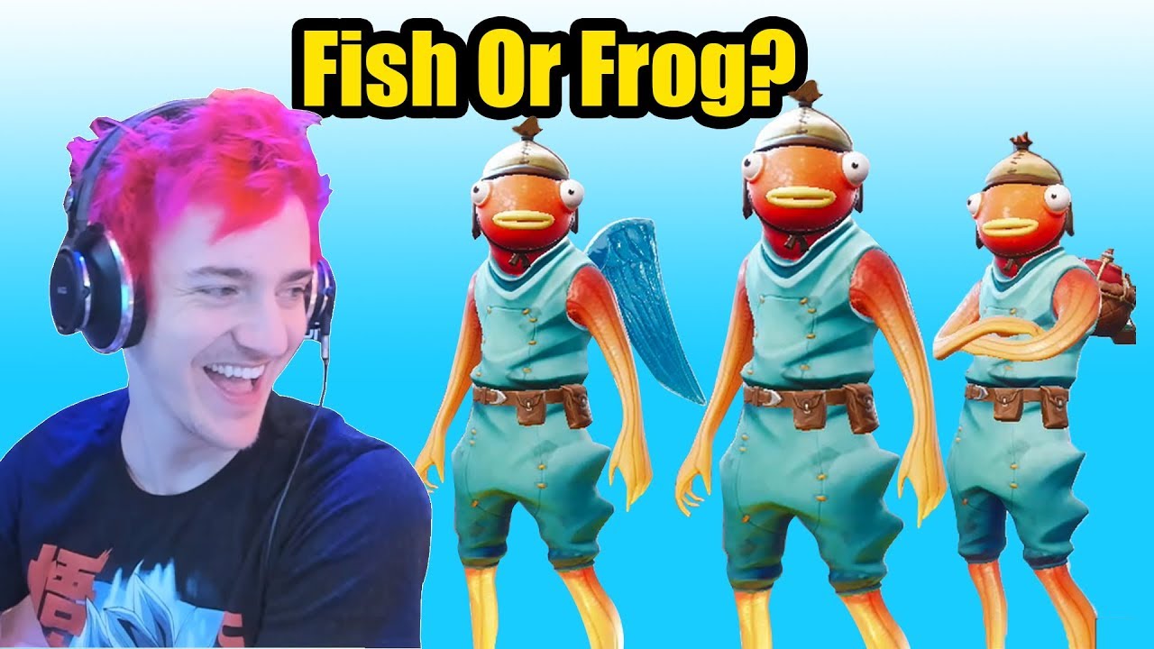 Fortnite Ninja Fishstick Ninja Use New Skin Fishstick Fortnite Gameplay Victory Highlight Youtube