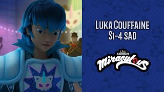 Miraculous - Luka Couffaine sad scenes (s1-4)