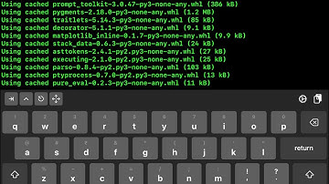 Apple IPAD: Install IPython-Connect SQlite-Run SQL Queries locally on IPAD with ISH Terminal App.