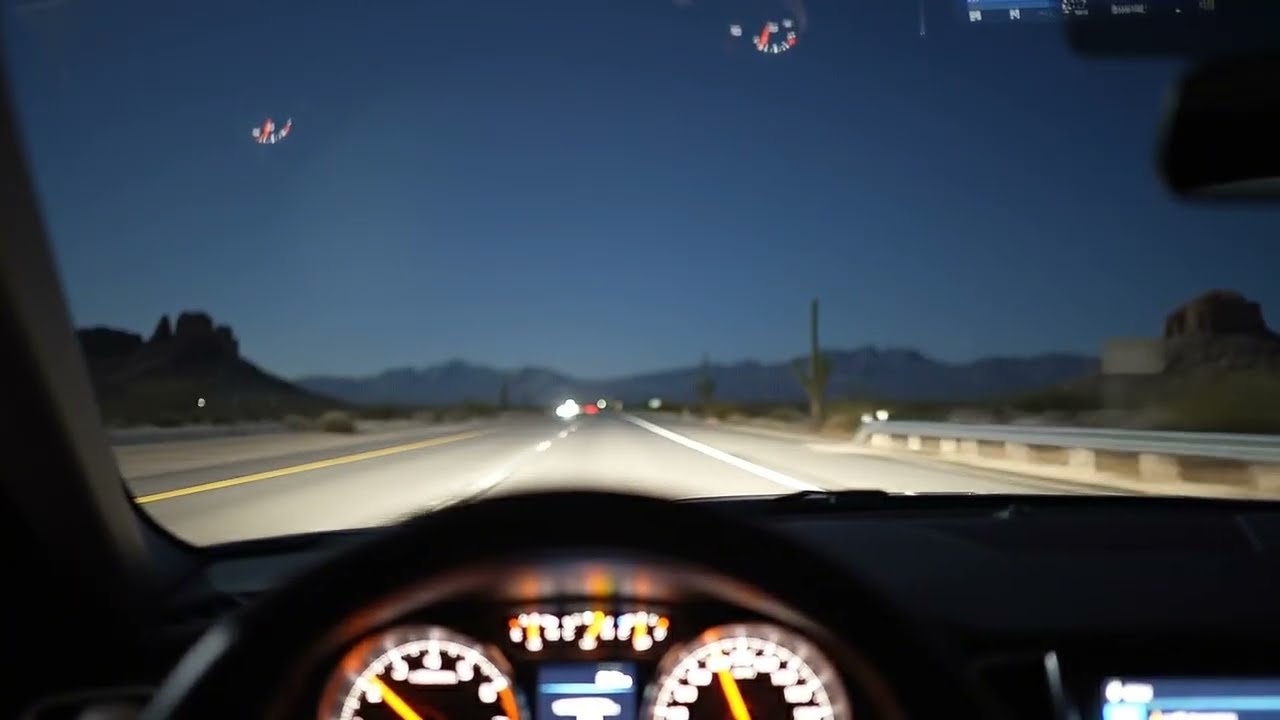 🌌 Midnight Desert Highway – Emotional Slow Rock for Night Driving