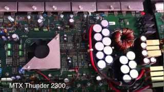 MTX Thunder 225 HO Cheater Amp vs MTX Thunder 2300 - OldSchoolStereo.com
