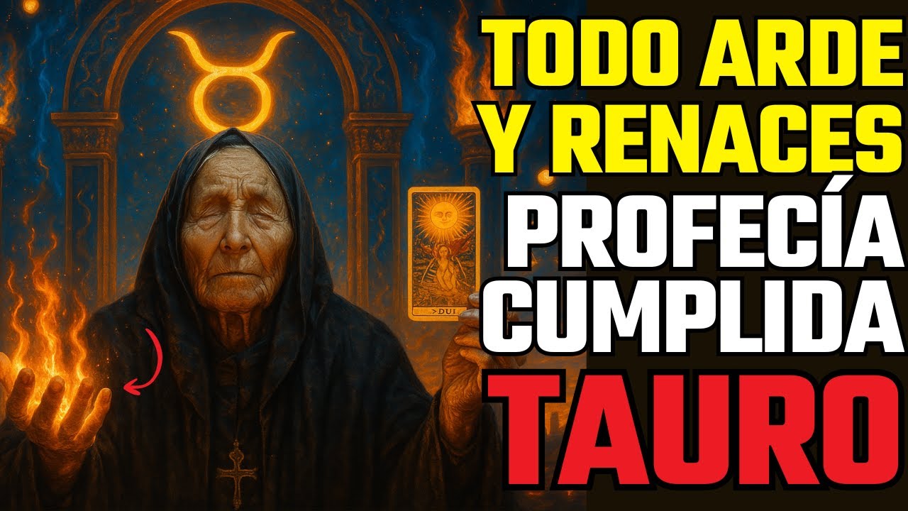 🔥 TAURO ♉ ¡ARDE TROYA! 4 revelaciones que cambian tu destino Baba Vanga ...