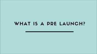 Celebrity What Is A Pre Launch? Profile