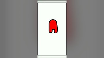 making AMONG US CARECTER using python turtle #shorts #amongus