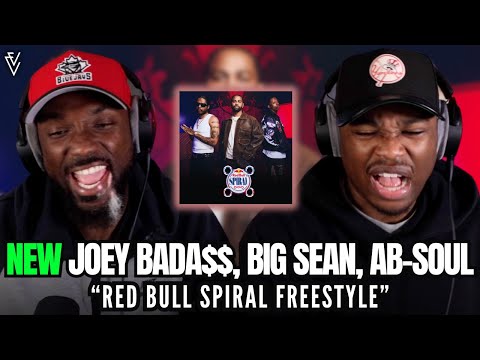 Joey Bada$$, Big Sean & Ab Soul - RED BULL SPIRAL FREESTYLE | FIRST REACTION