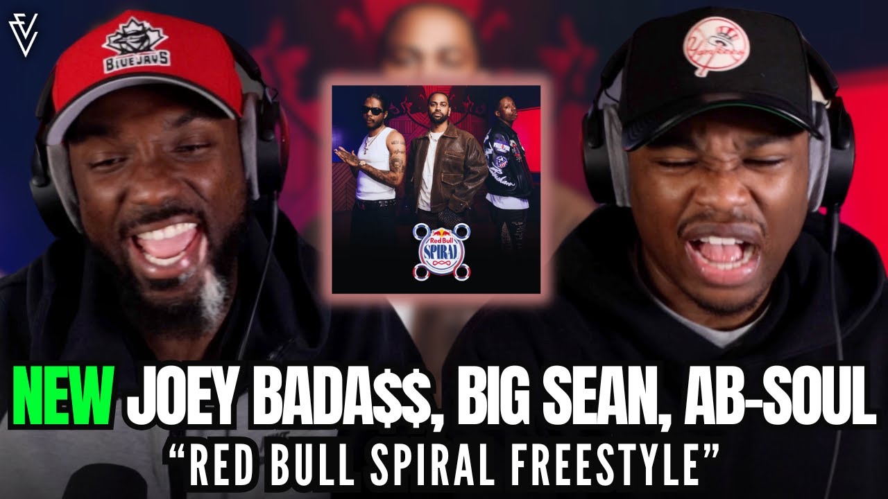Joey Bada$$, Big Sean & Ab Soul - RED BULL SPIRAL FREESTYLE | FIRST REACTION