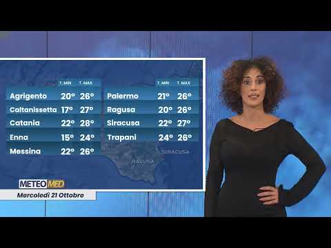 Video MeteoMed Mercoledì 21 Ottobre