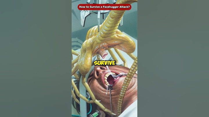 How to Survive a Facehugger Attack? #shorts #viral