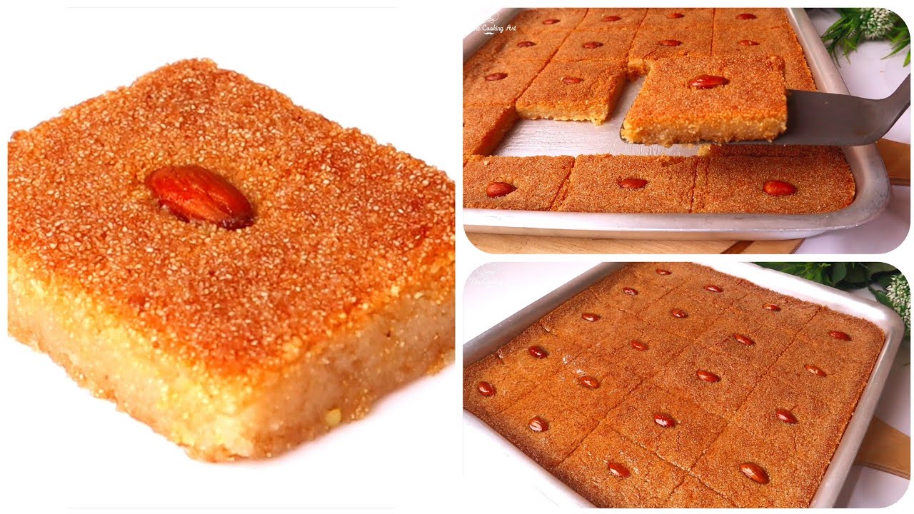 واخيرا اكتشفت سر الترميلة ل بسبوسة الحلوانى الاصليةمش هتصدقى النتيجة