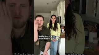 His bird wings almost took me out 😭😂 #prank #couple #funny