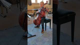 Toonmoment cello 2 maart klas Sofie Herssens Asse