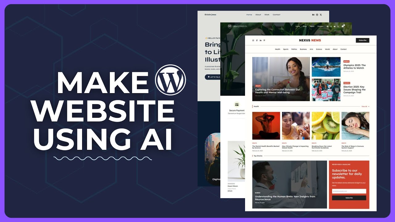 How to Build a Wordpress website using AI - YouTube