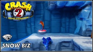 Crash Bandicoot 2 | Snow Biz - Todas as Caixas - Gema