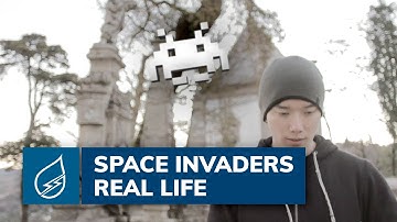 Space Invaders in real life