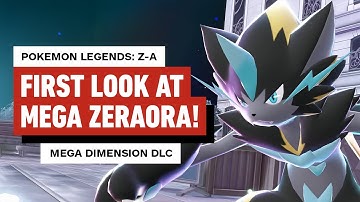 Pokemon Legends: Z-A - Our First Look at Mega Zeraora! Coming With the Mega Dimension DLC