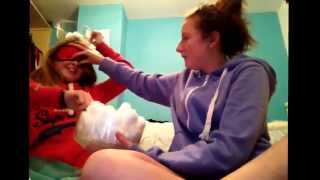 Cotton wool challenge !!! With Abbie and kellyanne