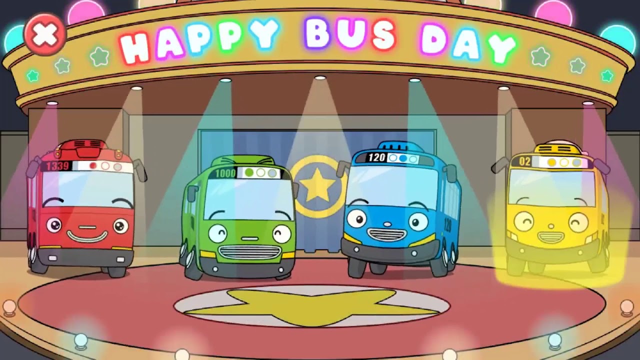 Tayo Garage Game App Play l Happy Bus Day l Mechanic Game