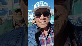 AHORA/Protesta Alderete, líder de la CCC. "Este plan económico ya no se aguanta más".