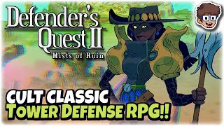 GREAT Tower Defense RPG Cult Classic Sequel!! | Let's Try Defender's Quest 2 screenshot 2