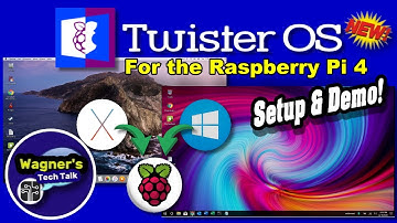 Twister OS on the Raspberry Pi 4: Windows 10 & OSX look on your Pi 4! TwisterOS Setup and Demo
