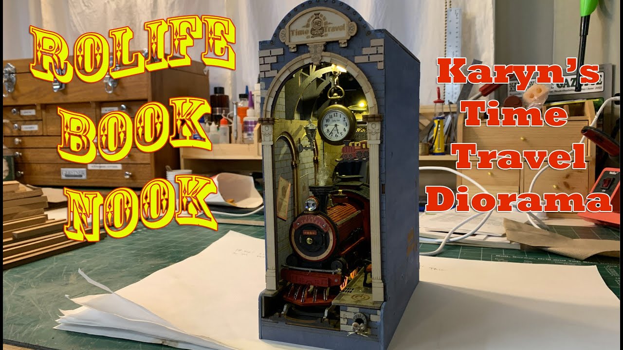 Time Travel - Rolife DIY Book Nook Kit - Yellow Springs Toy Company