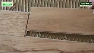 Montáž dřevěných podlah FeelWood - celoplošné lepení