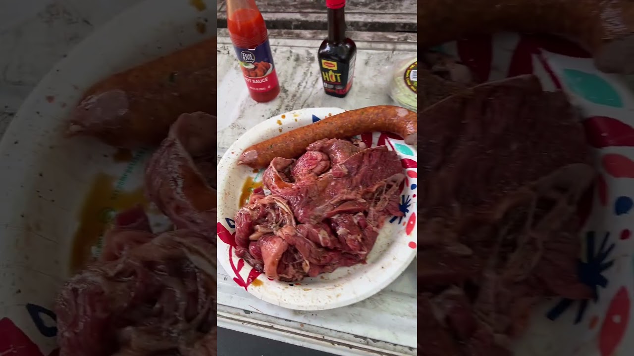 Cooking tailgate meat #fishing #cooking #outdoors