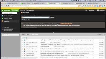 Importing Google Reader Feeds into netvibes